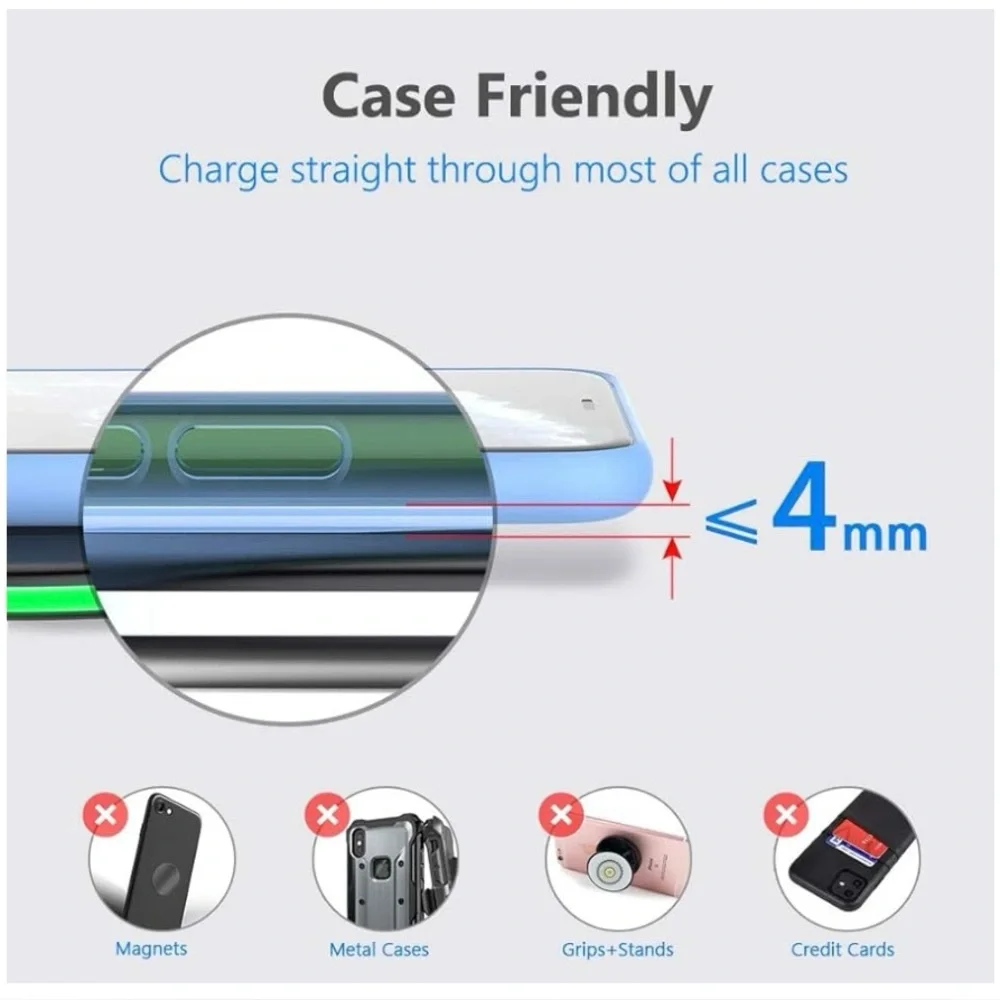 Yootech Model F500 Wireless Charging Pad 1OW Max Charger
